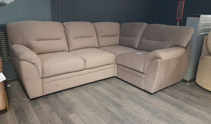 Диван АТЛАНТИК с тумбой (2р+1) Velutto 06 Outlet